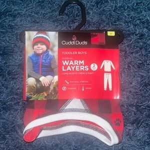 Cuddl Duds Toddler Boys Thermal Warm Layers Set